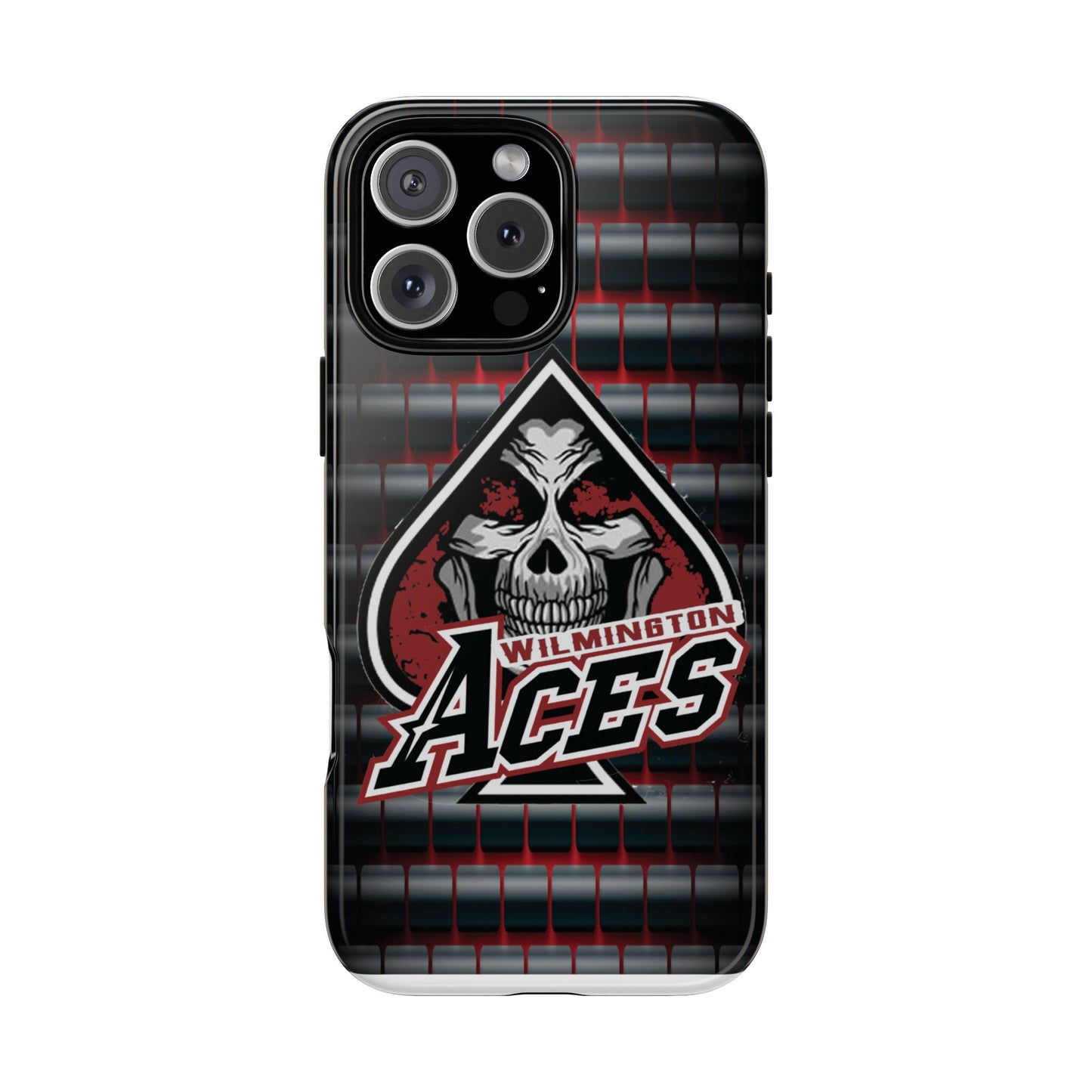 Wilmington Aces Tough Case - Durable Phone Case with Skull Design