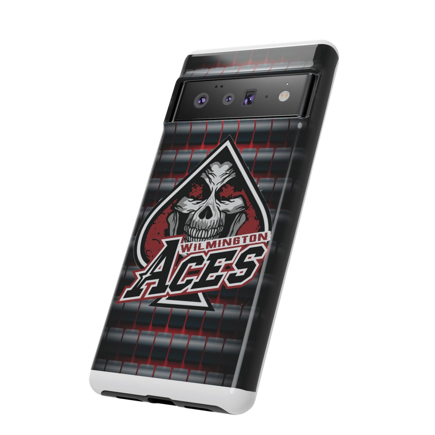 Wilmington Aces Tough Case - Durable Phone Case with Skull Design