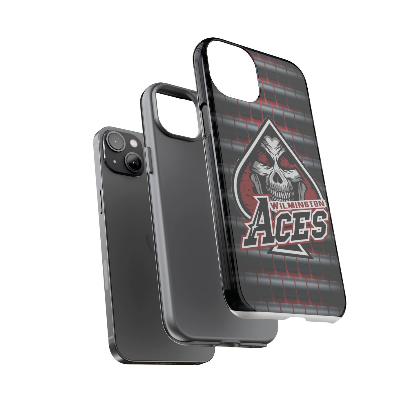 Wilmington Aces Tough Case - Durable Phone Case with Skull Design