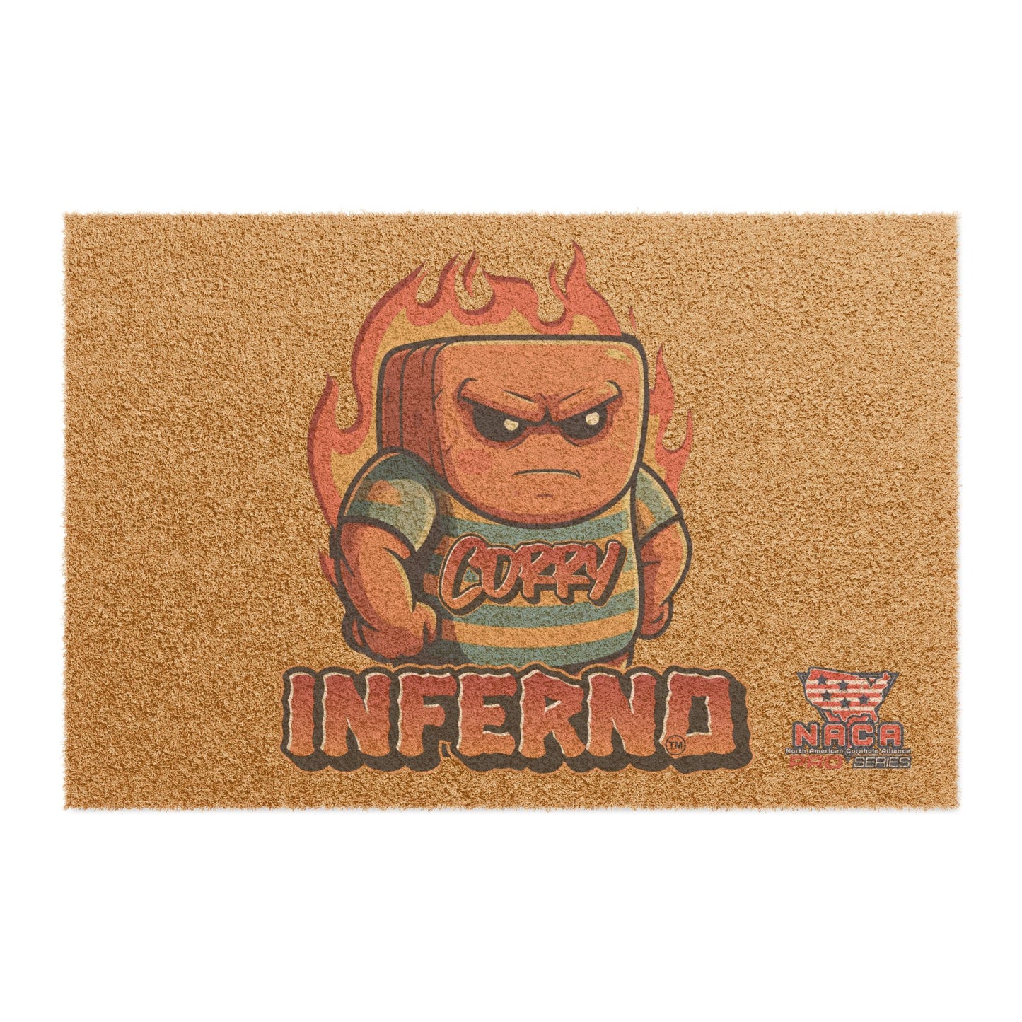 Inferno Welcome Doormat - Sports Team Entrance Mat