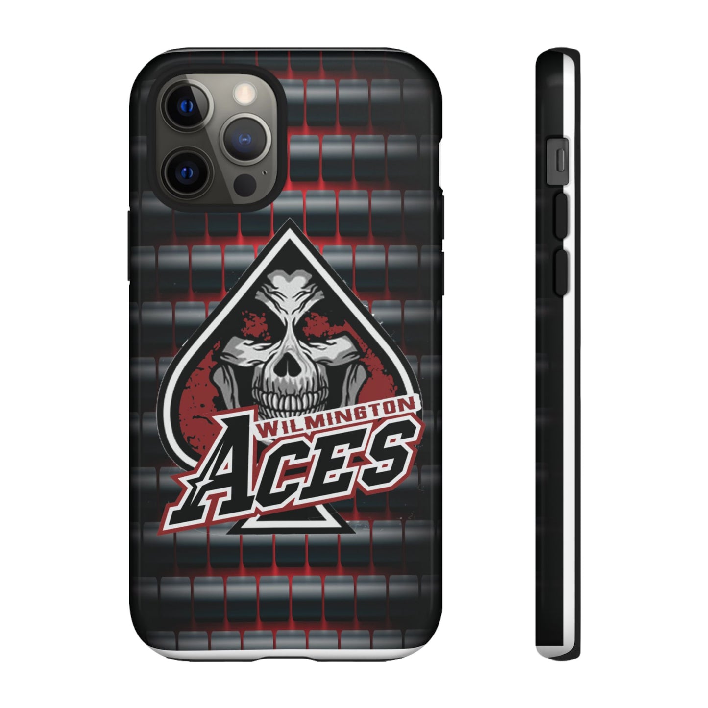 Wilmington Aces Tough Case - Durable Phone Case with Skull Design