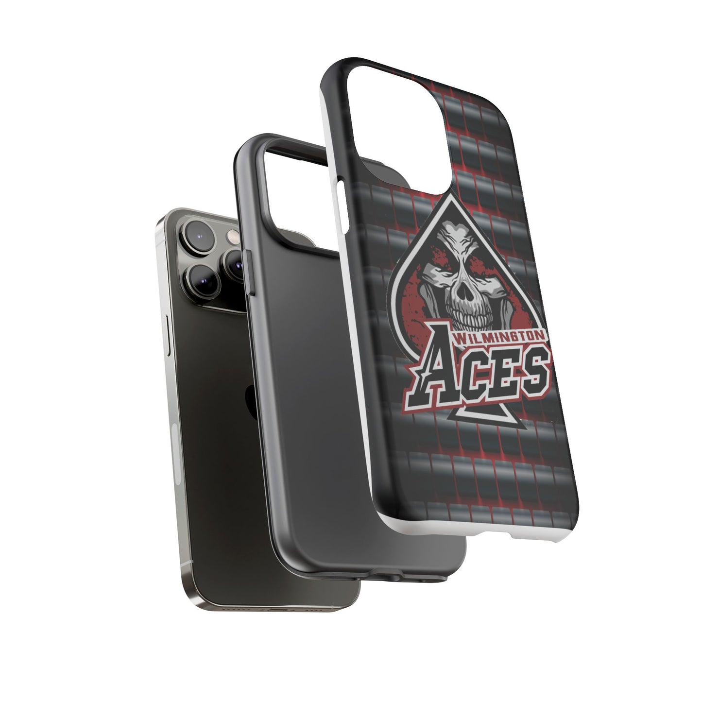 Wilmington Aces Tough Case - Durable Phone Case with Skull Design