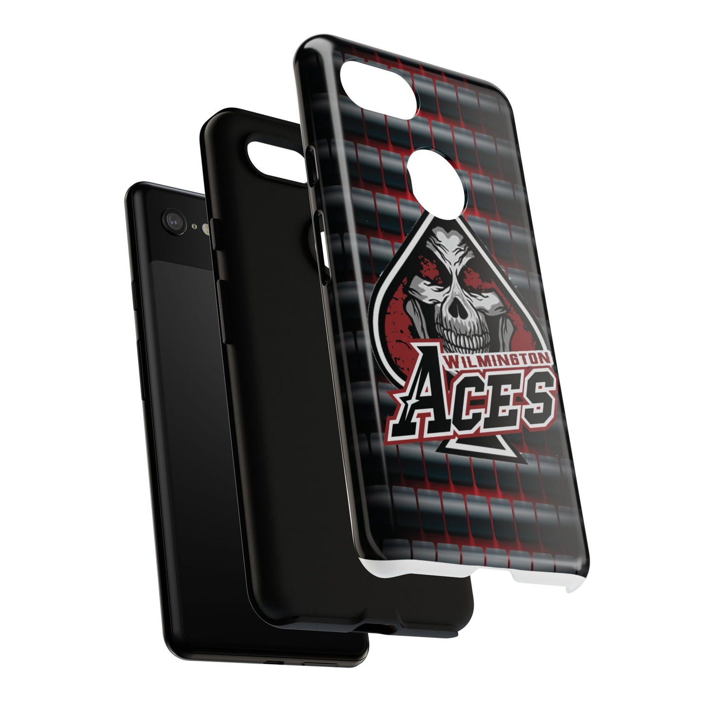 Wilmington Aces Tough Case - Durable Phone Case with Skull Design