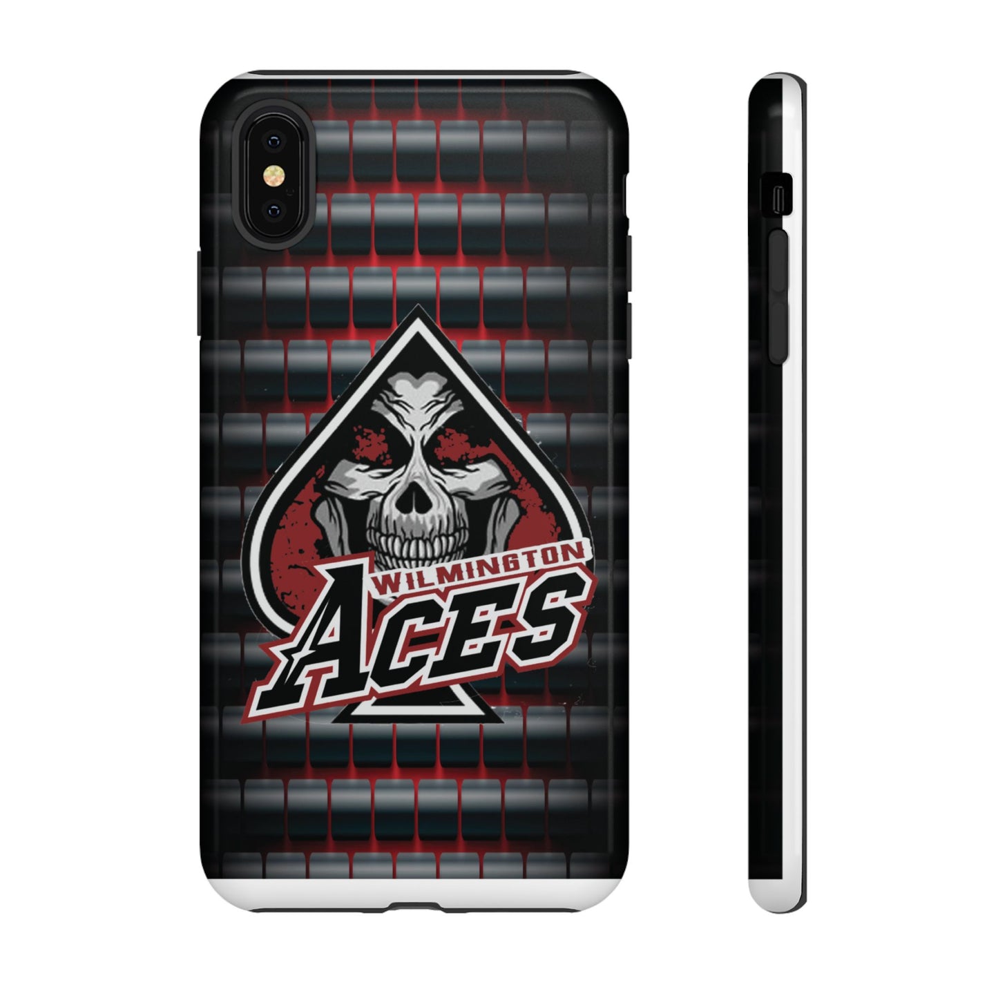 Wilmington Aces Tough Case - Durable Phone Case with Skull Design