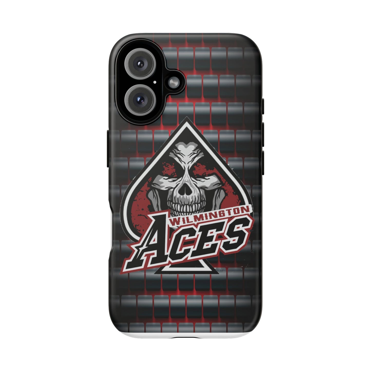 Wilmington Aces Tough Case - Durable Phone Case with Skull Design