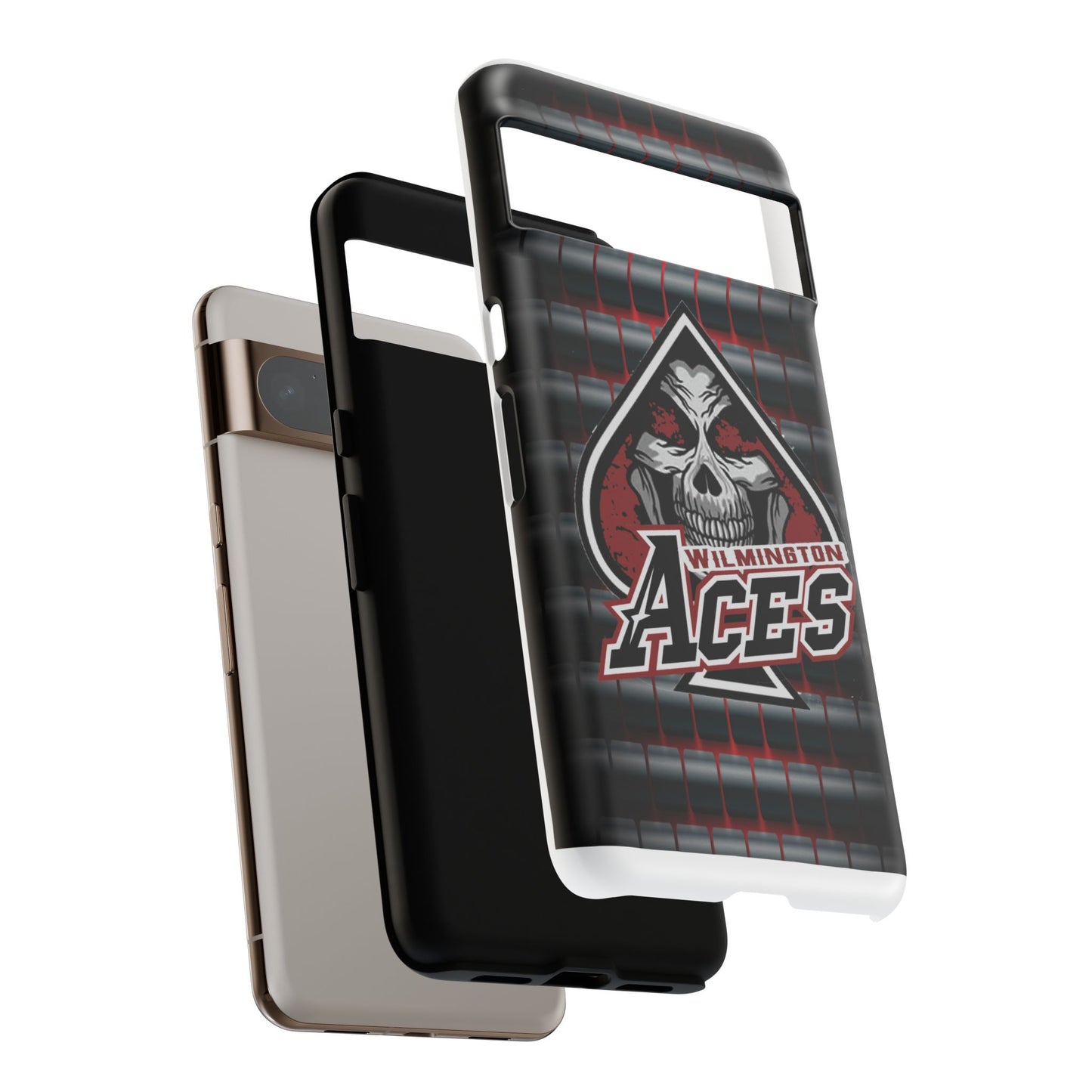 Wilmington Aces Tough Case - Durable Phone Case with Skull Design