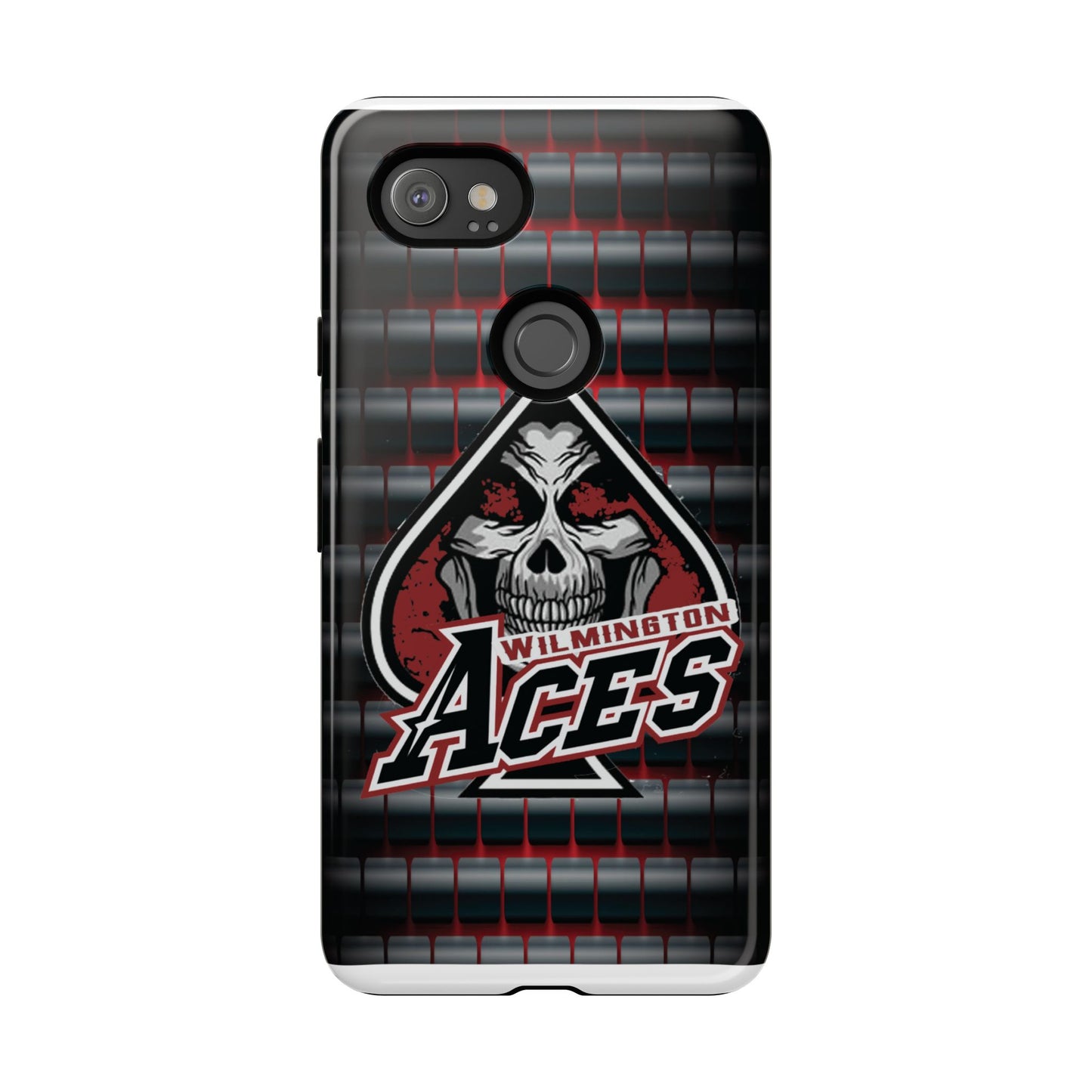 Wilmington Aces Tough Case - Durable Phone Case with Skull Design