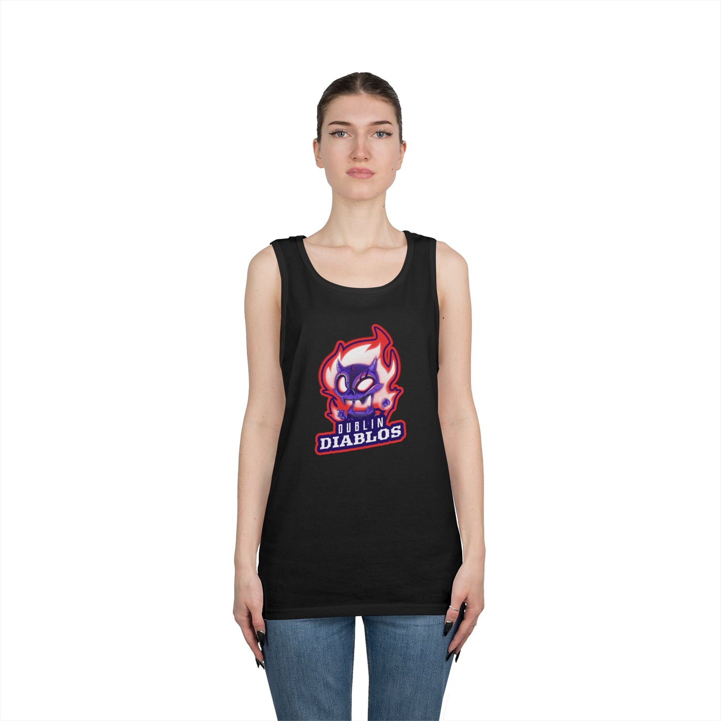 Cotton Tank Top - Dublin Diablos Team Spirit Wear