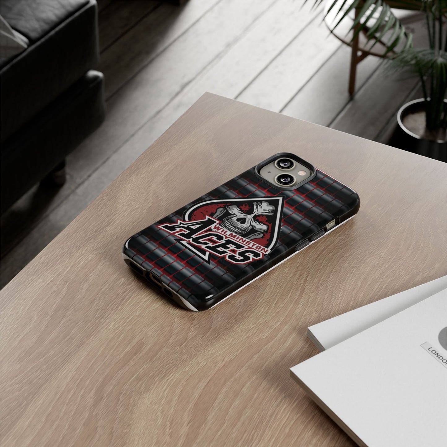 Wilmington Aces Tough Case - Durable Phone Case with Skull Design