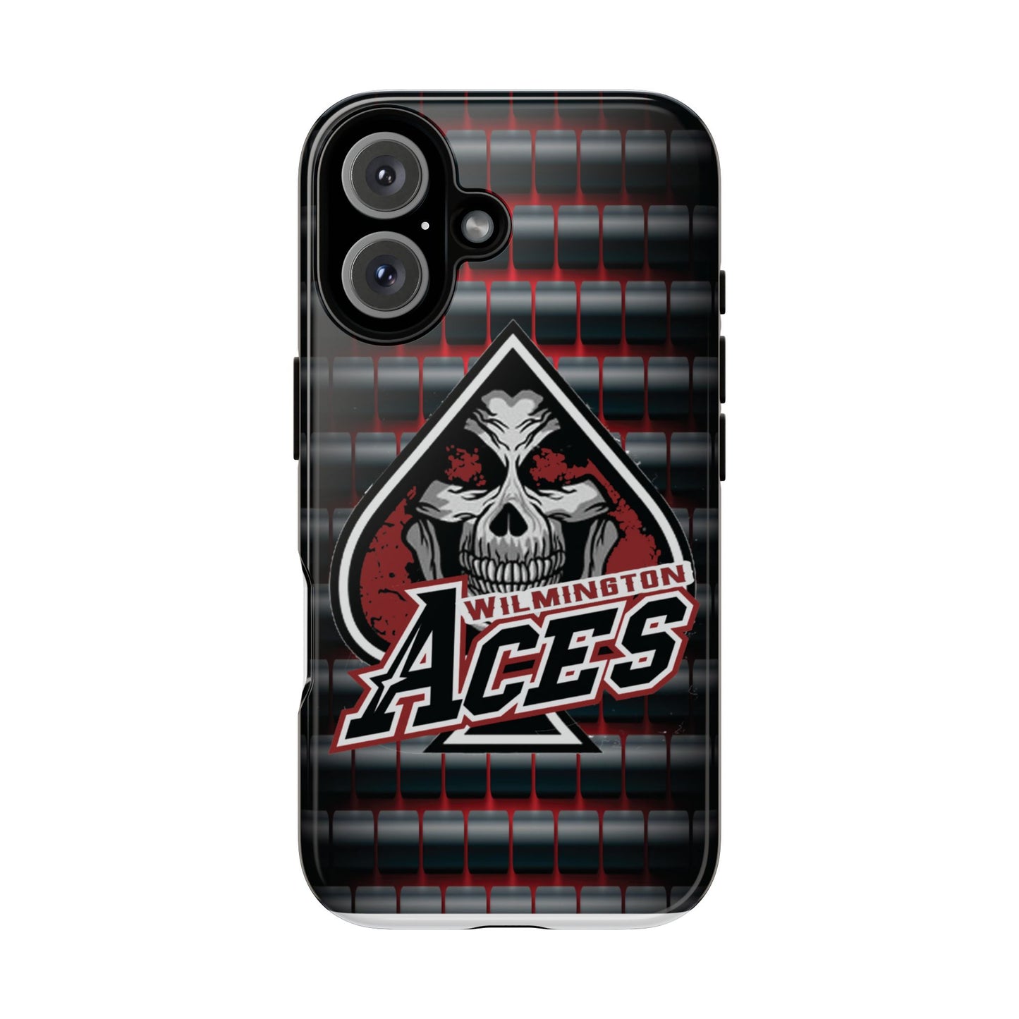 Wilmington Aces Tough Case - Durable Phone Case with Skull Design
