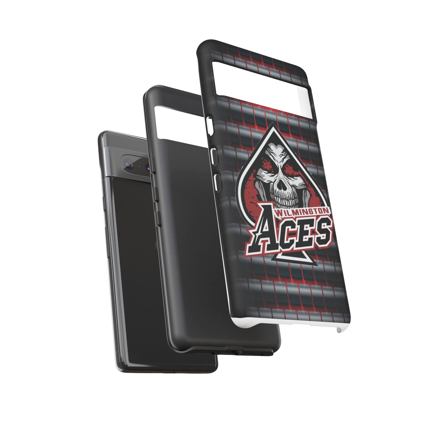 Wilmington Aces Tough Case - Durable Phone Case with Skull Design