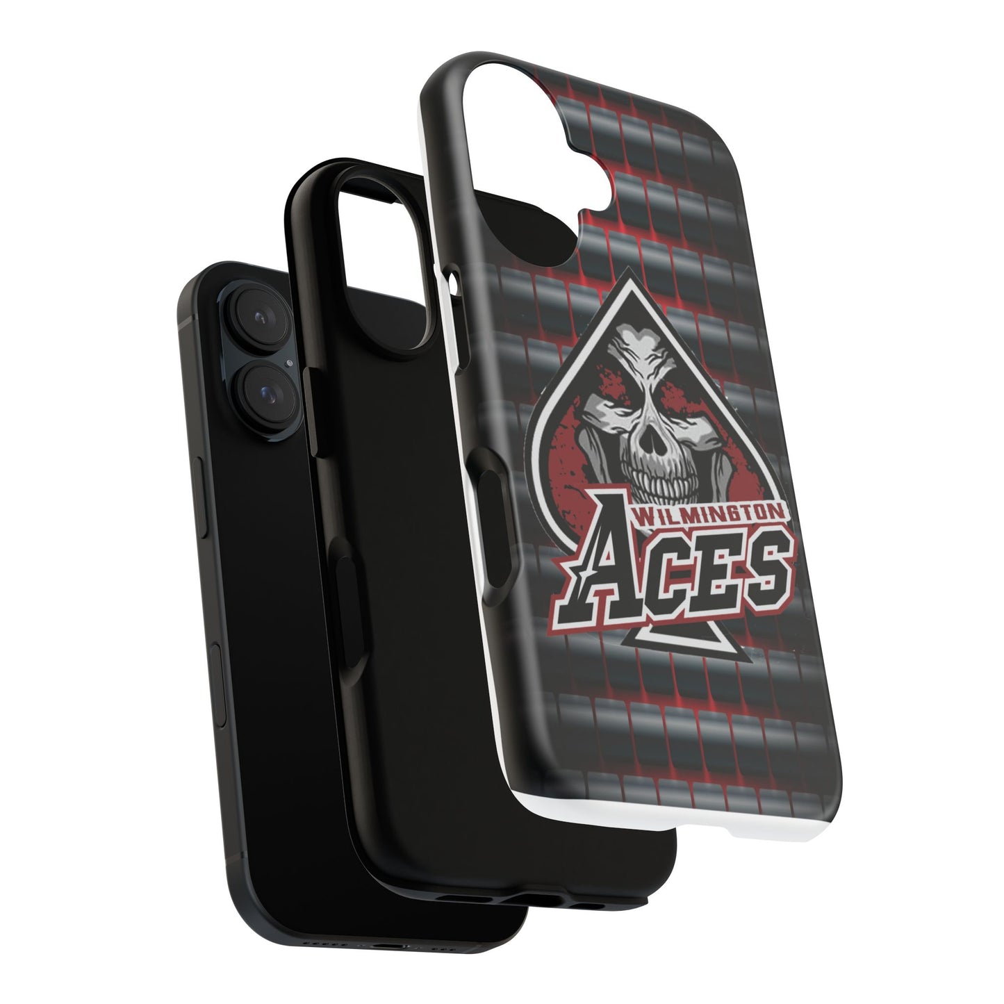 Wilmington Aces Tough Case - Durable Phone Case with Skull Design