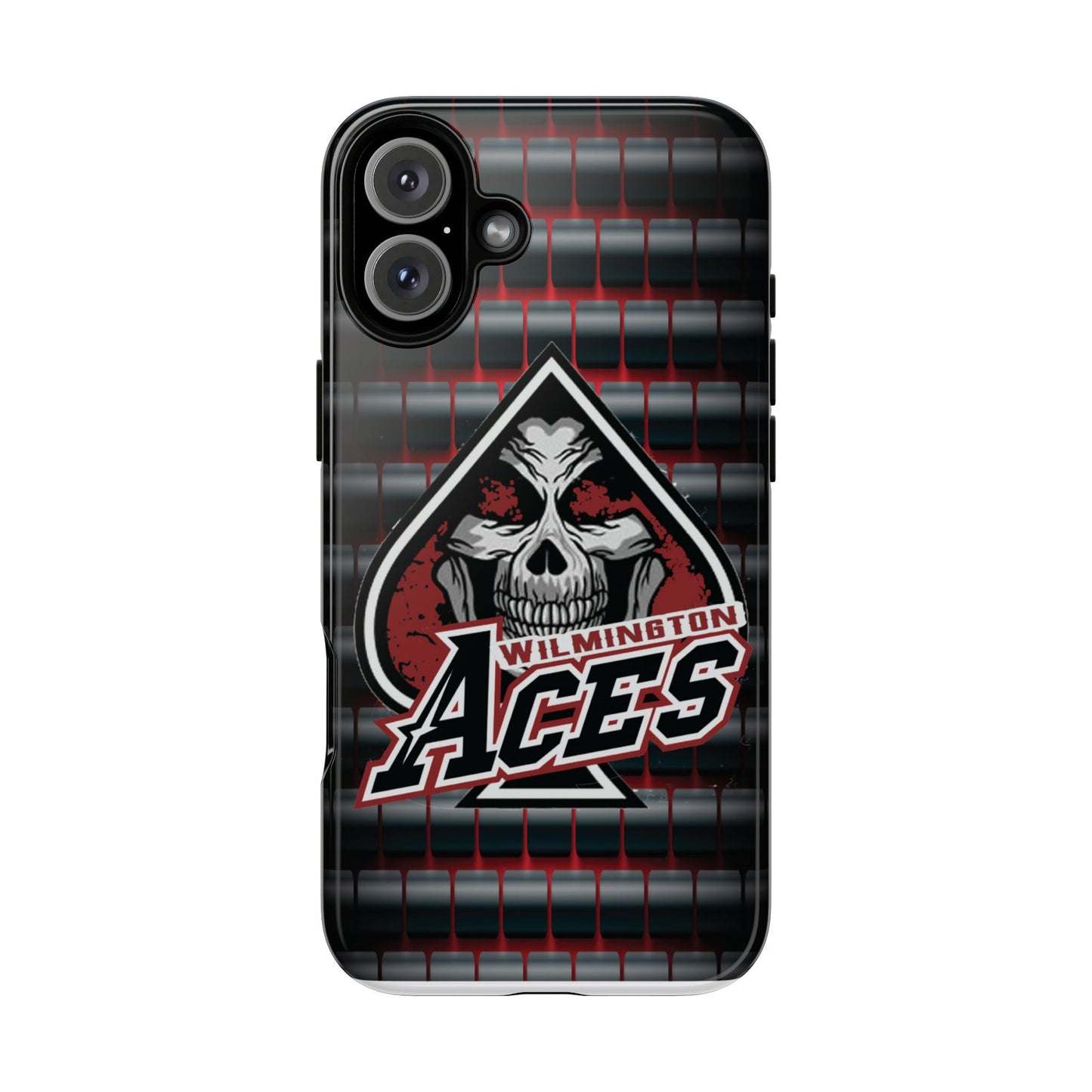 Wilmington Aces Tough Case - Durable Phone Case with Skull Design