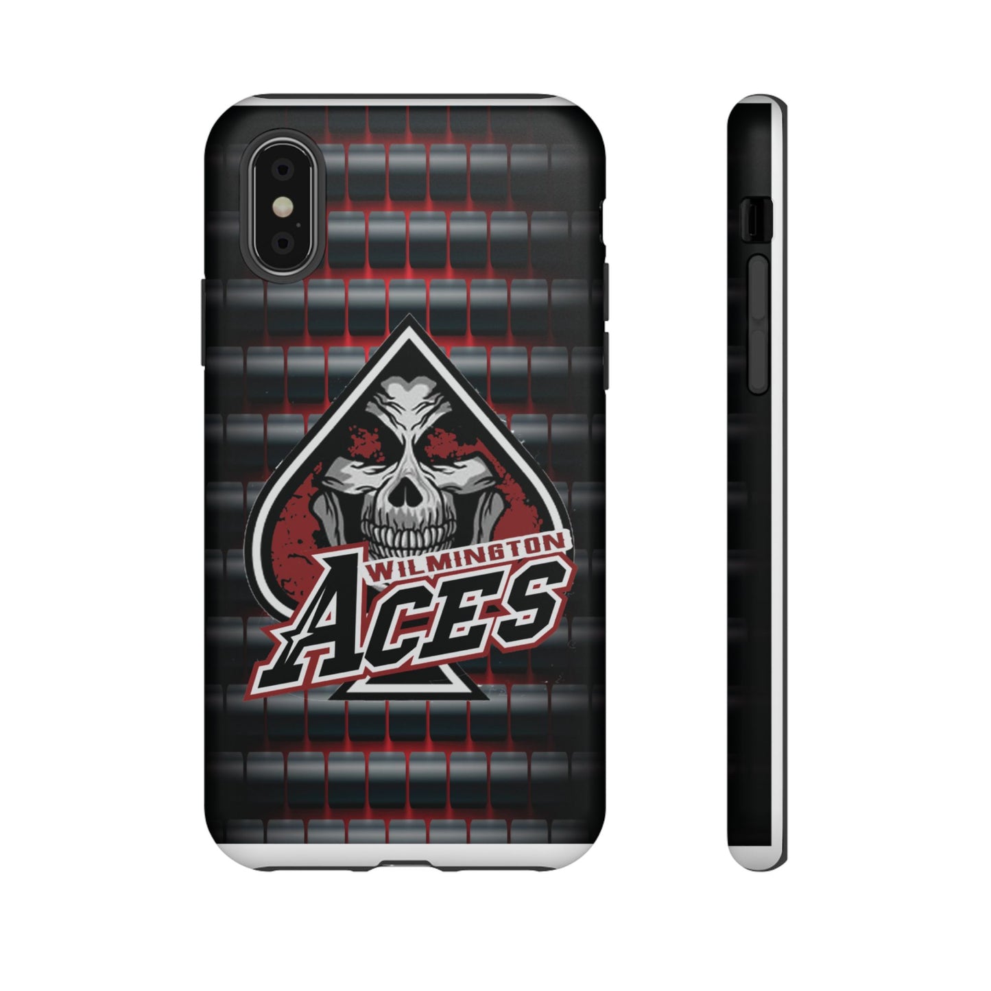 Wilmington Aces Tough Case - Durable Phone Case with Skull Design