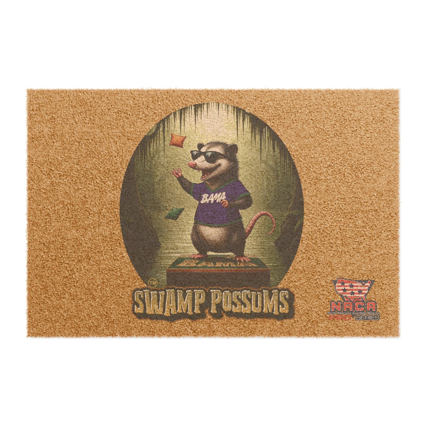 Swamp Possums Welcome Doormat - Sports Team Entrance Mat