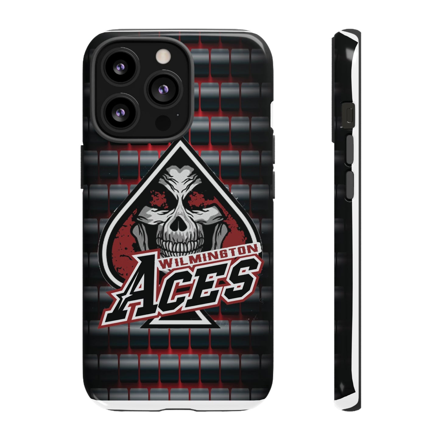 Wilmington Aces Tough Case - Durable Phone Case with Skull Design