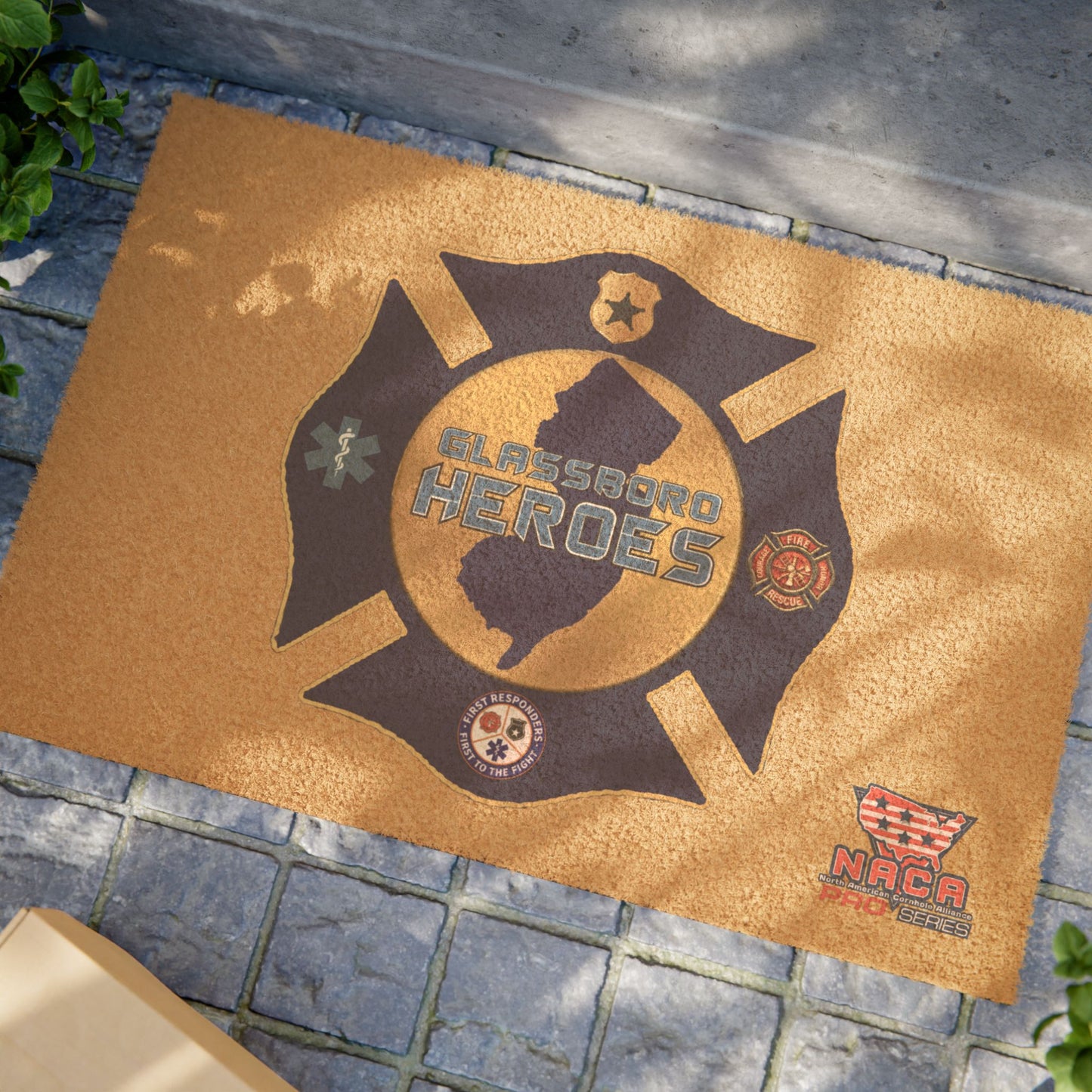 Heroes Welcome Doormat - Sports Team Entrance Mat