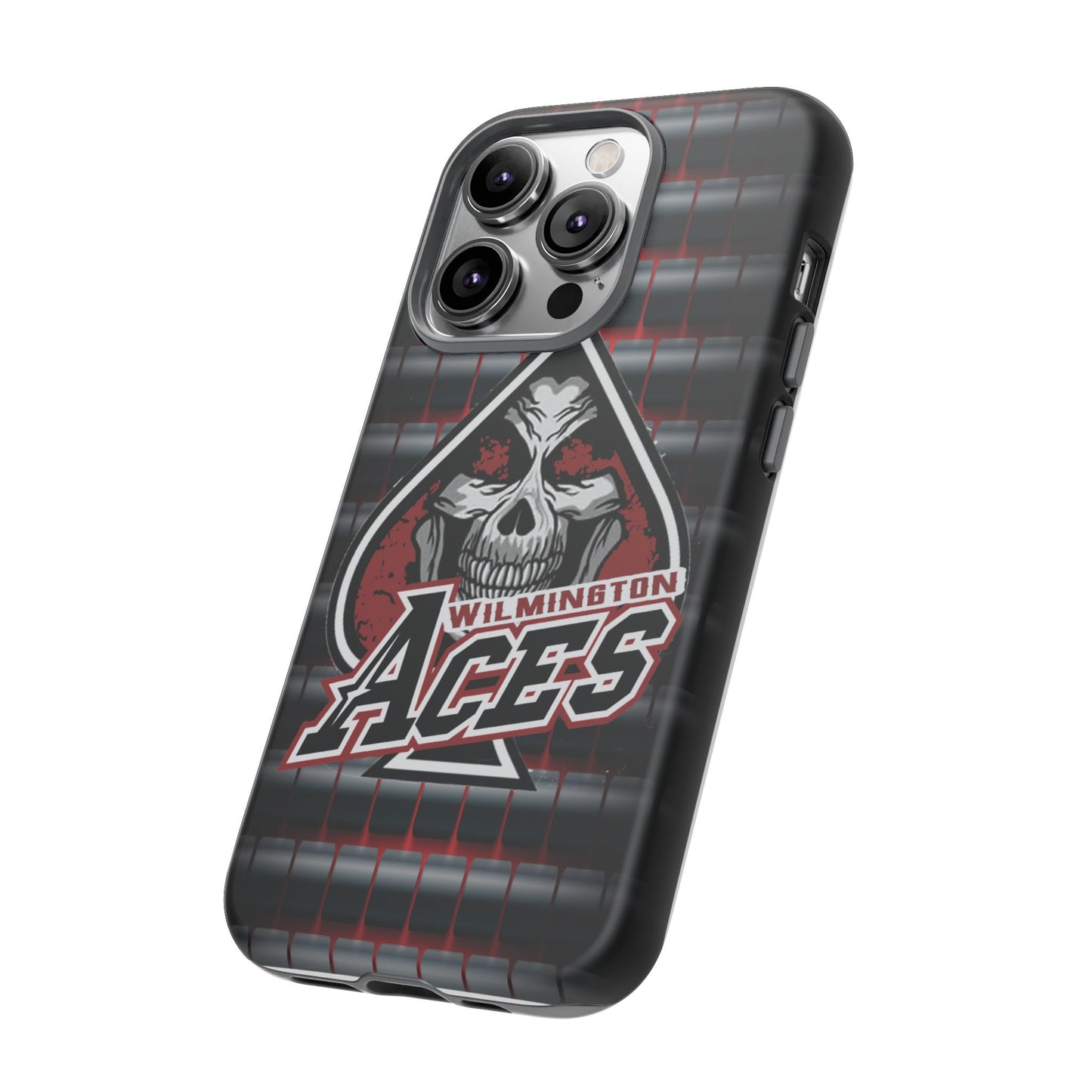 Wilmington Aces Tough Case - Durable Phone Case with Skull Design
