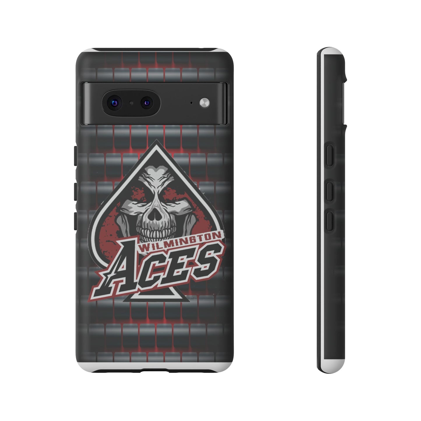 Wilmington Aces Tough Case - Durable Phone Case with Skull Design