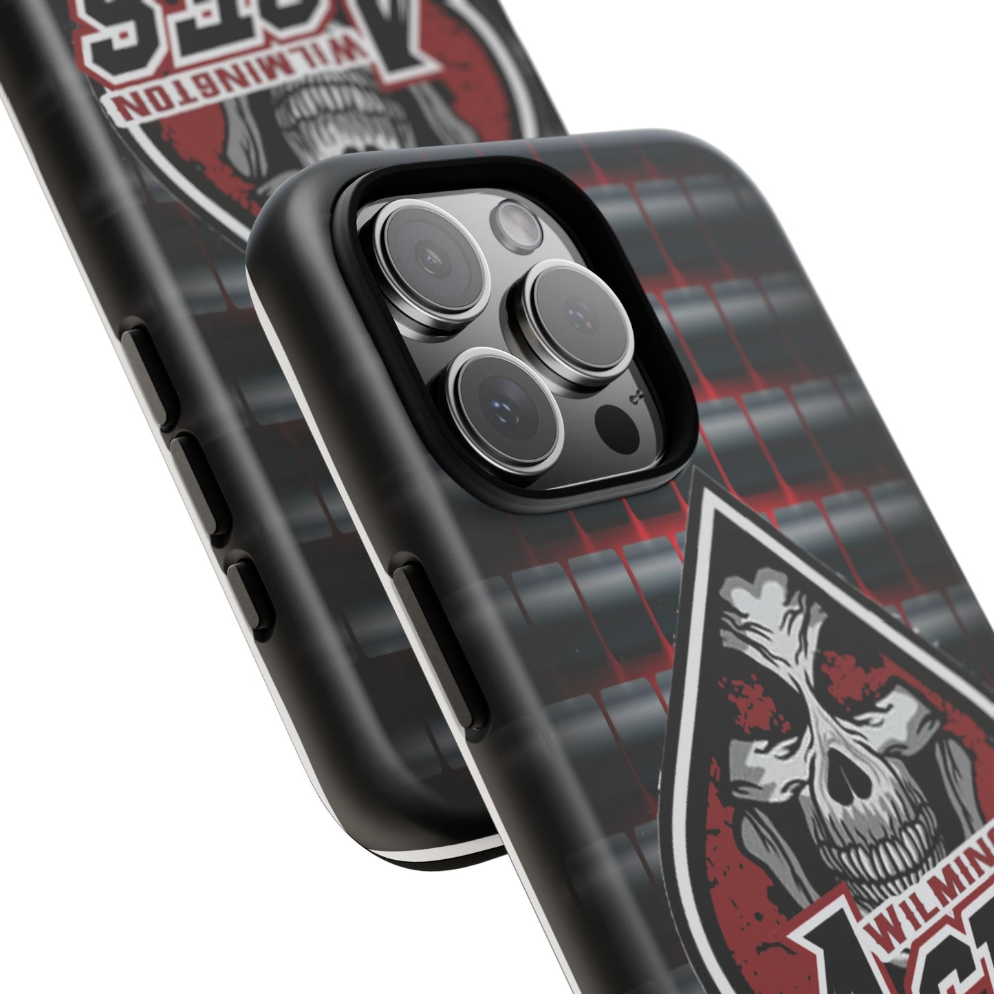 Wilmington Aces Tough Case - Durable Phone Case with Skull Design