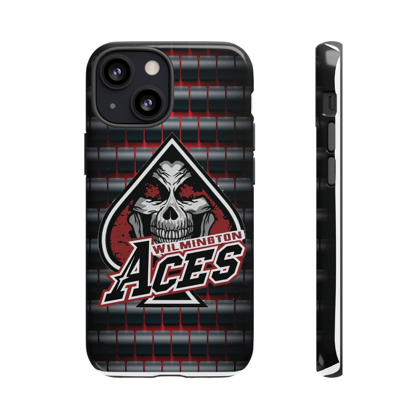Wilmington Aces Tough Case - Durable Phone Case with Skull Design