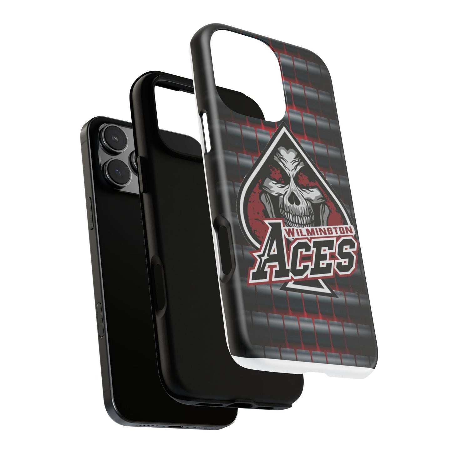 Wilmington Aces Tough Case - Durable Phone Case with Skull Design