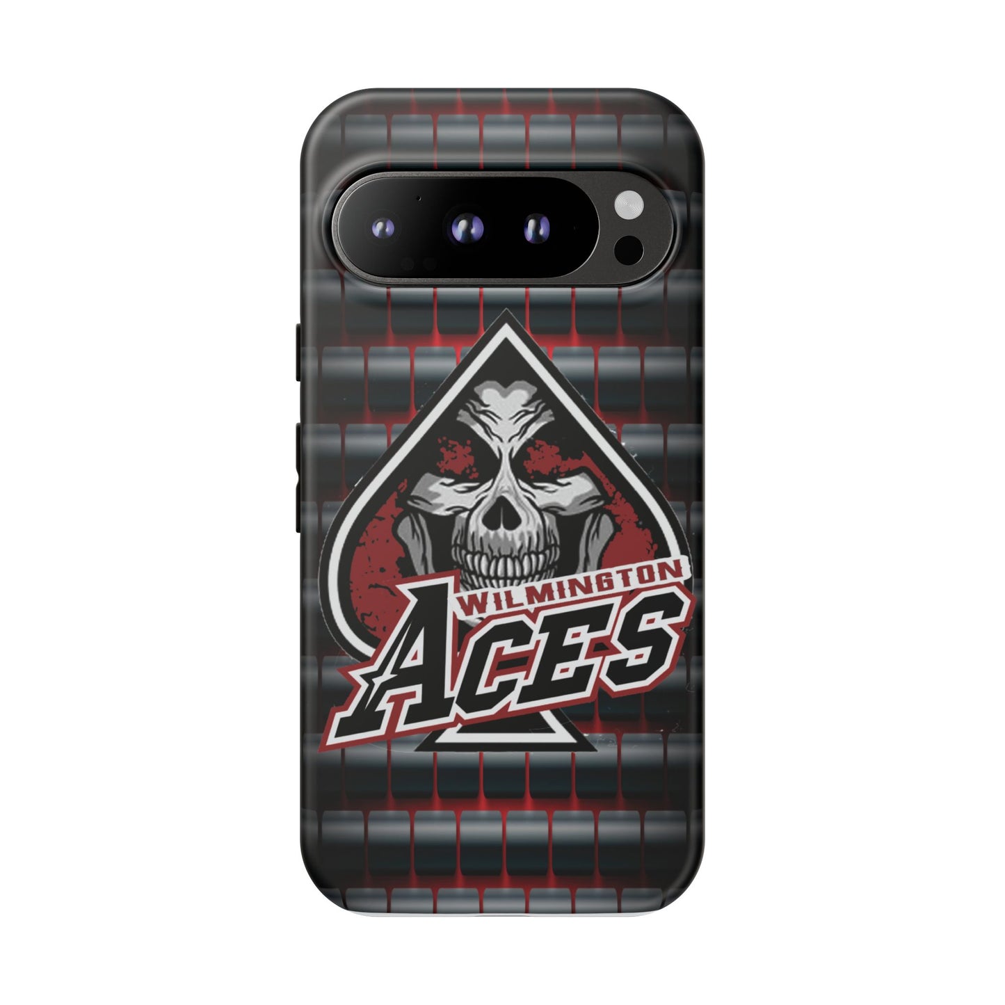 Wilmington Aces Tough Case - Durable Phone Case with Skull Design