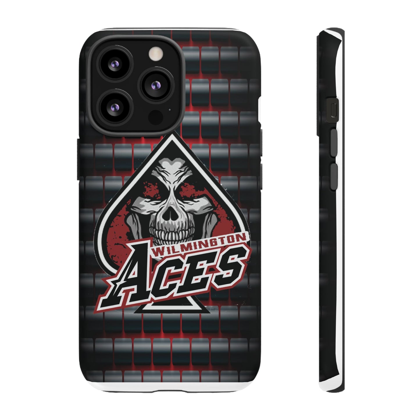 Wilmington Aces Tough Case - Durable Phone Case with Skull Design
