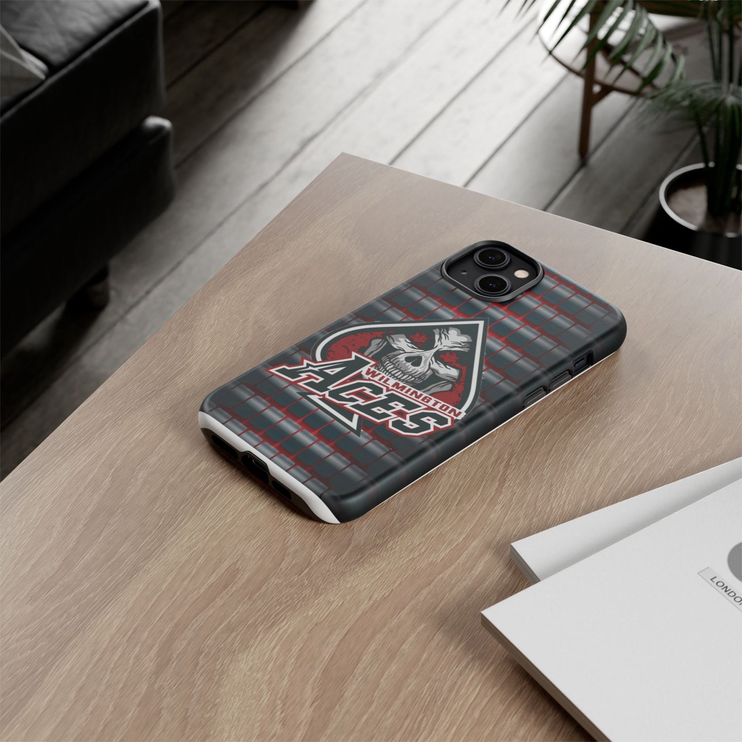 Wilmington Aces Tough Case - Durable Phone Case with Skull Design