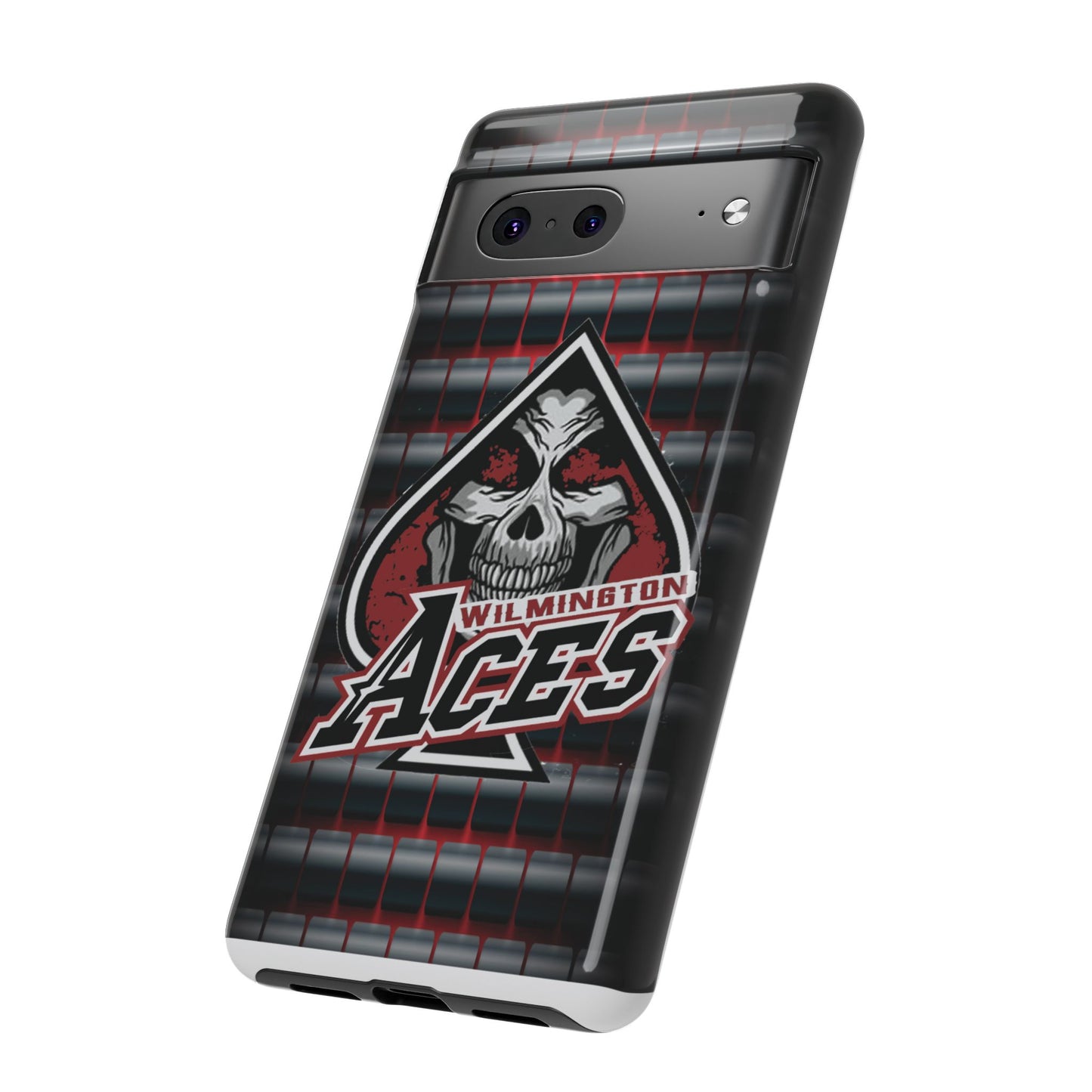 Wilmington Aces Tough Case - Durable Phone Case with Skull Design