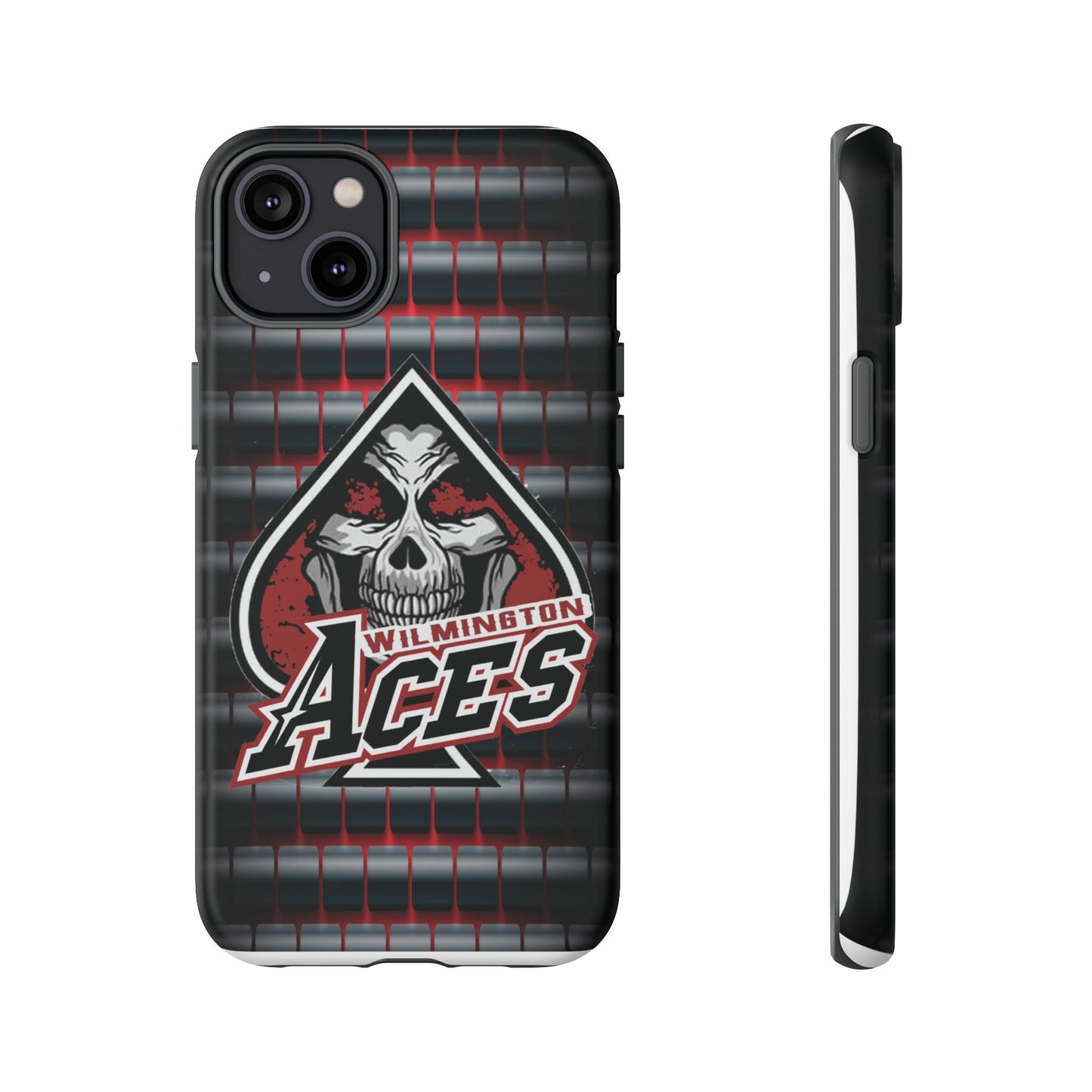Wilmington Aces Tough Case - Durable Phone Case with Skull Design