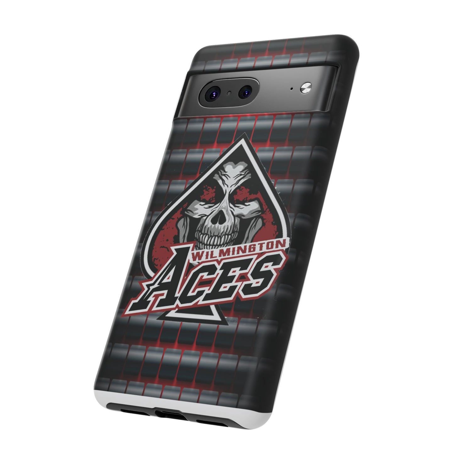 Wilmington Aces Tough Case - Durable Phone Case with Skull Design