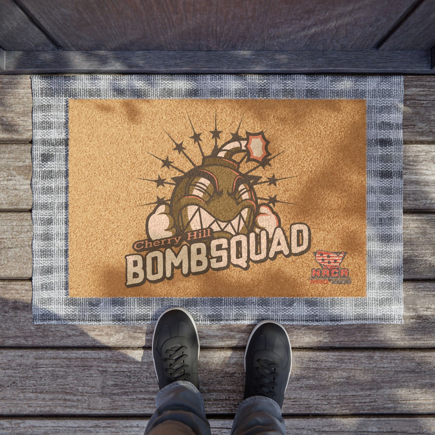 Bomb Squad Welcome Doormat - Sports Team Entrance Mat