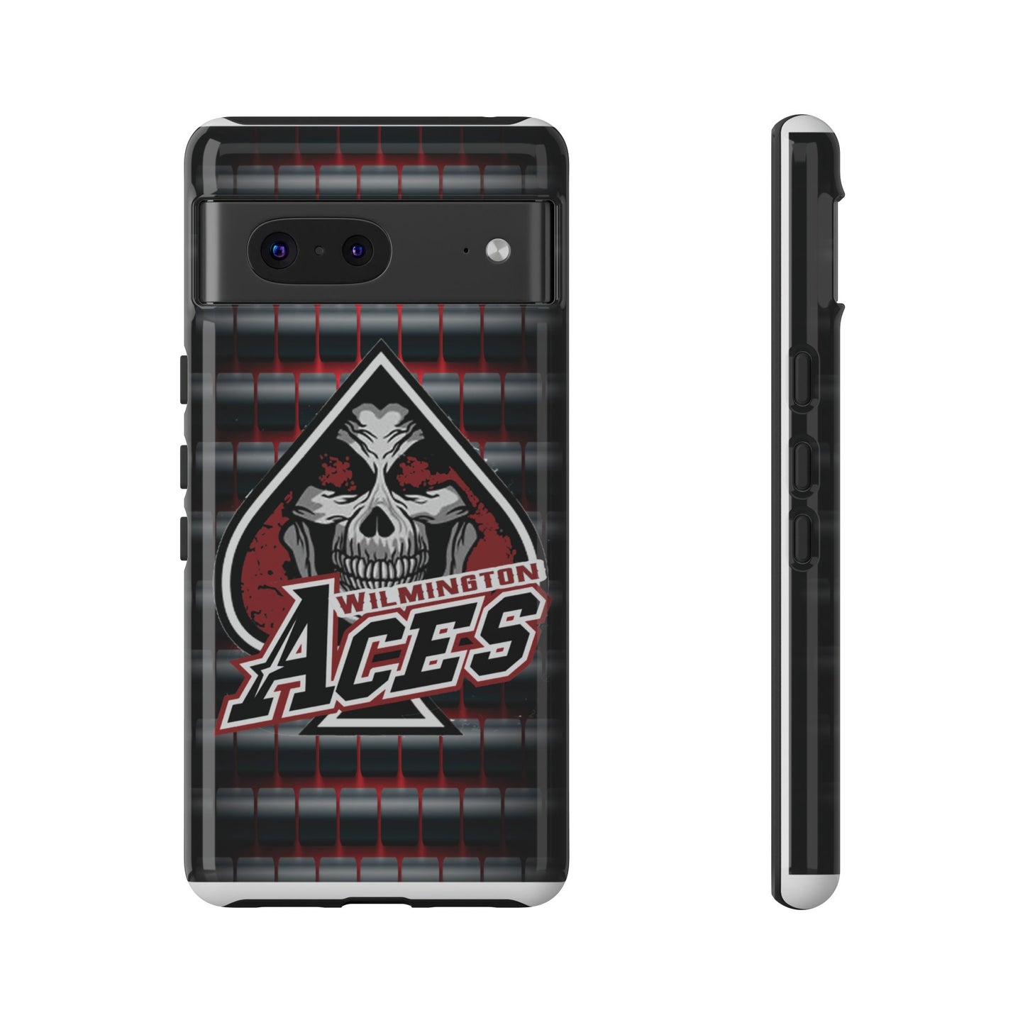 Wilmington Aces Tough Case - Durable Phone Case with Skull Design