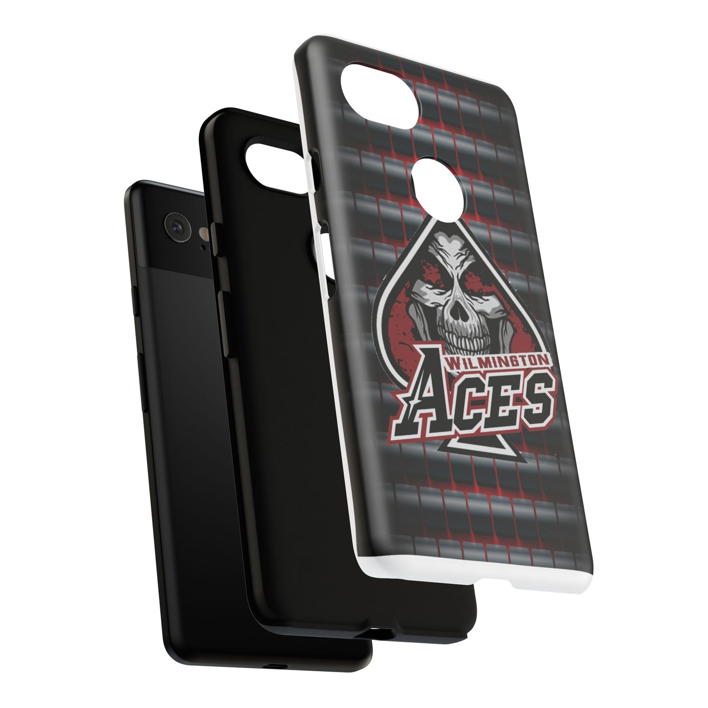 Wilmington Aces Tough Case - Durable Phone Case with Skull Design