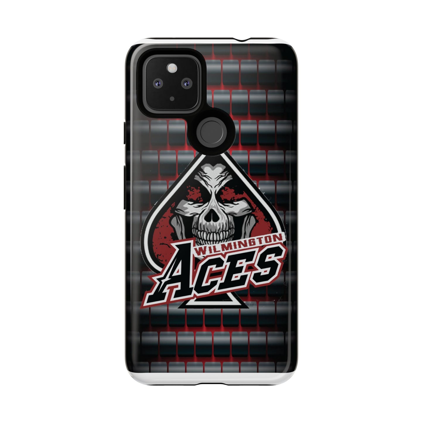 Wilmington Aces Tough Case - Durable Phone Case with Skull Design