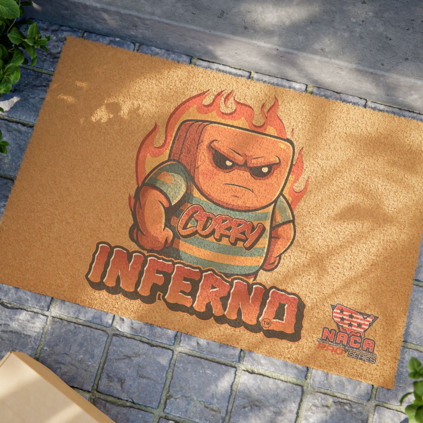 Inferno Welcome Doormat - Sports Team Entrance Mat