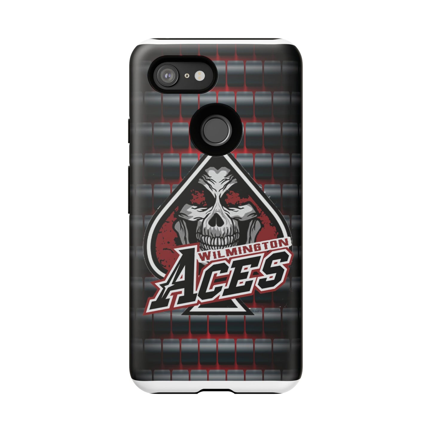 Wilmington Aces Tough Case - Durable Phone Case with Skull Design