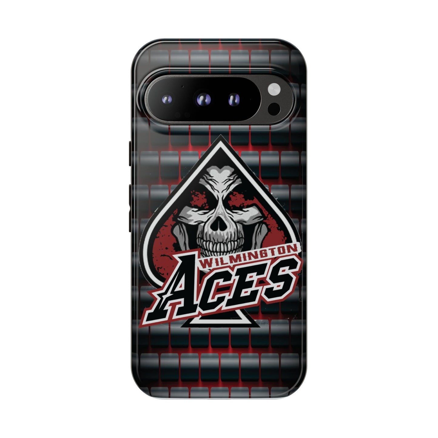 Wilmington Aces Tough Case - Durable Phone Case with Skull Design
