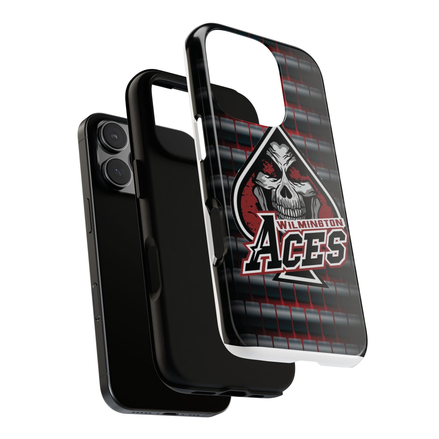 Wilmington Aces Tough Case - Durable Phone Case with Skull Design