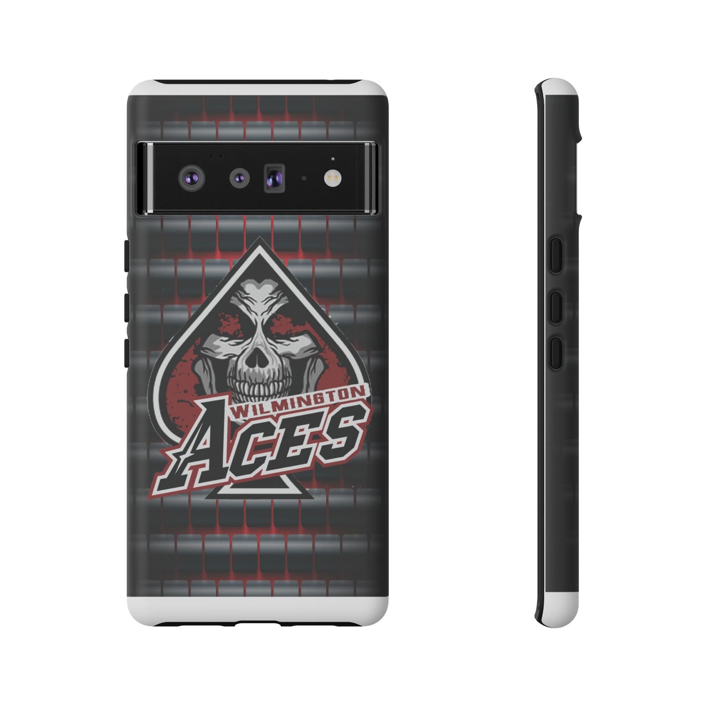 Wilmington Aces Tough Case - Durable Phone Case with Skull Design