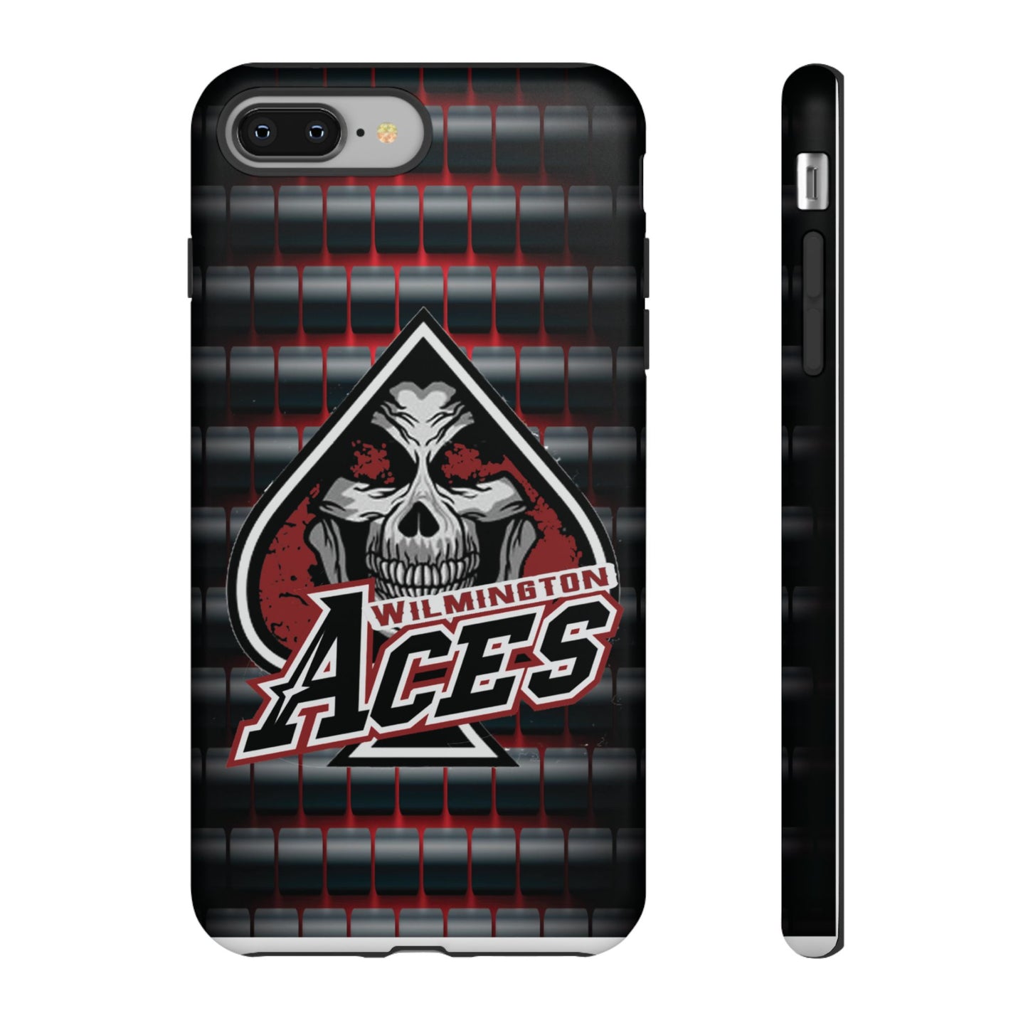 Wilmington Aces Tough Case - Durable Phone Case with Skull Design