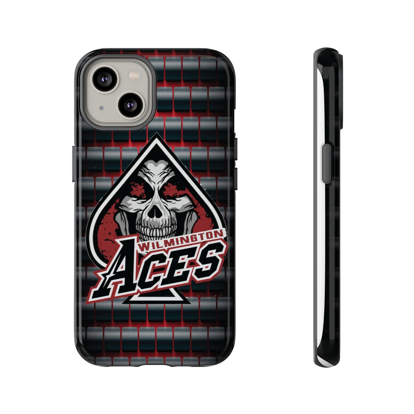 Wilmington Aces Tough Case - Durable Phone Case with Skull Design