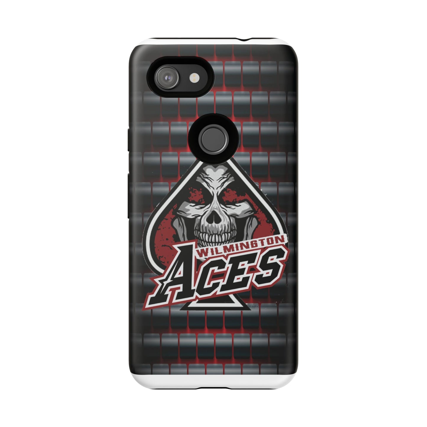 Wilmington Aces Tough Case - Durable Phone Case with Skull Design