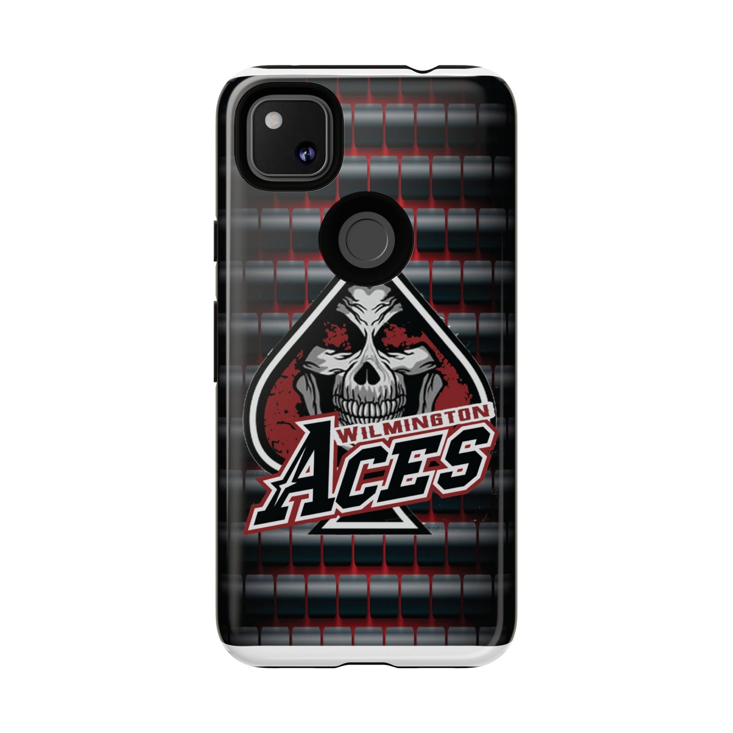 Wilmington Aces Tough Case - Durable Phone Case with Skull Design