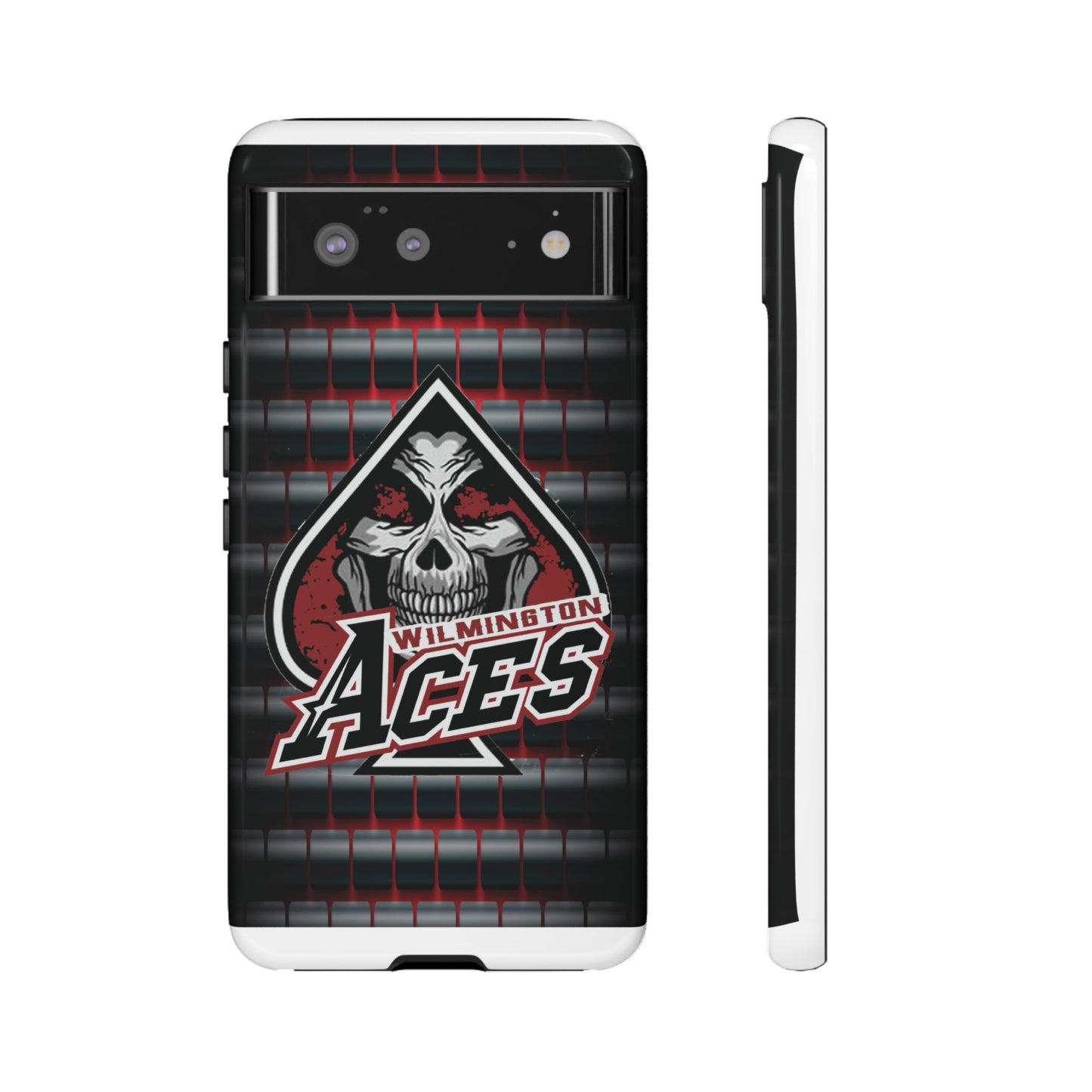Wilmington Aces Tough Case - Durable Phone Case with Skull Design