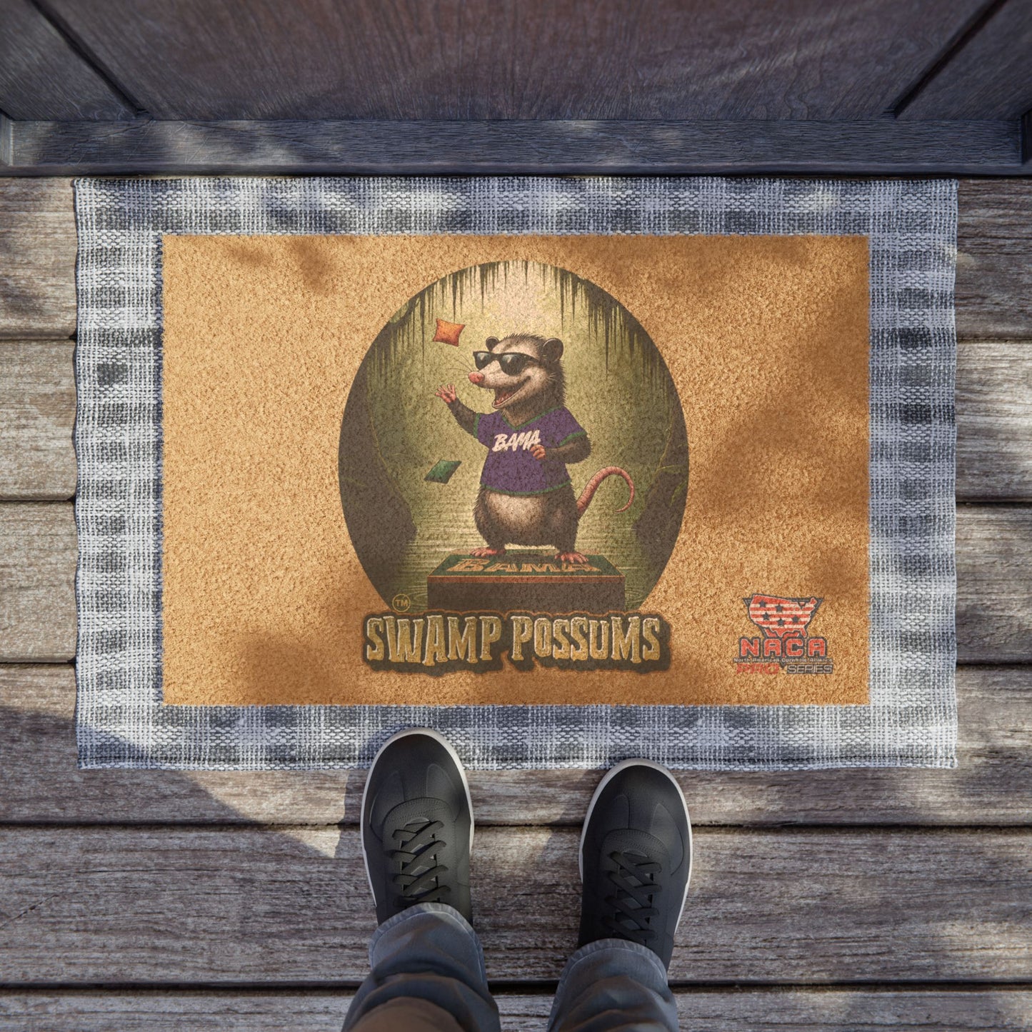 Swamp Possums Welcome Doormat - Sports Team Entrance Mat