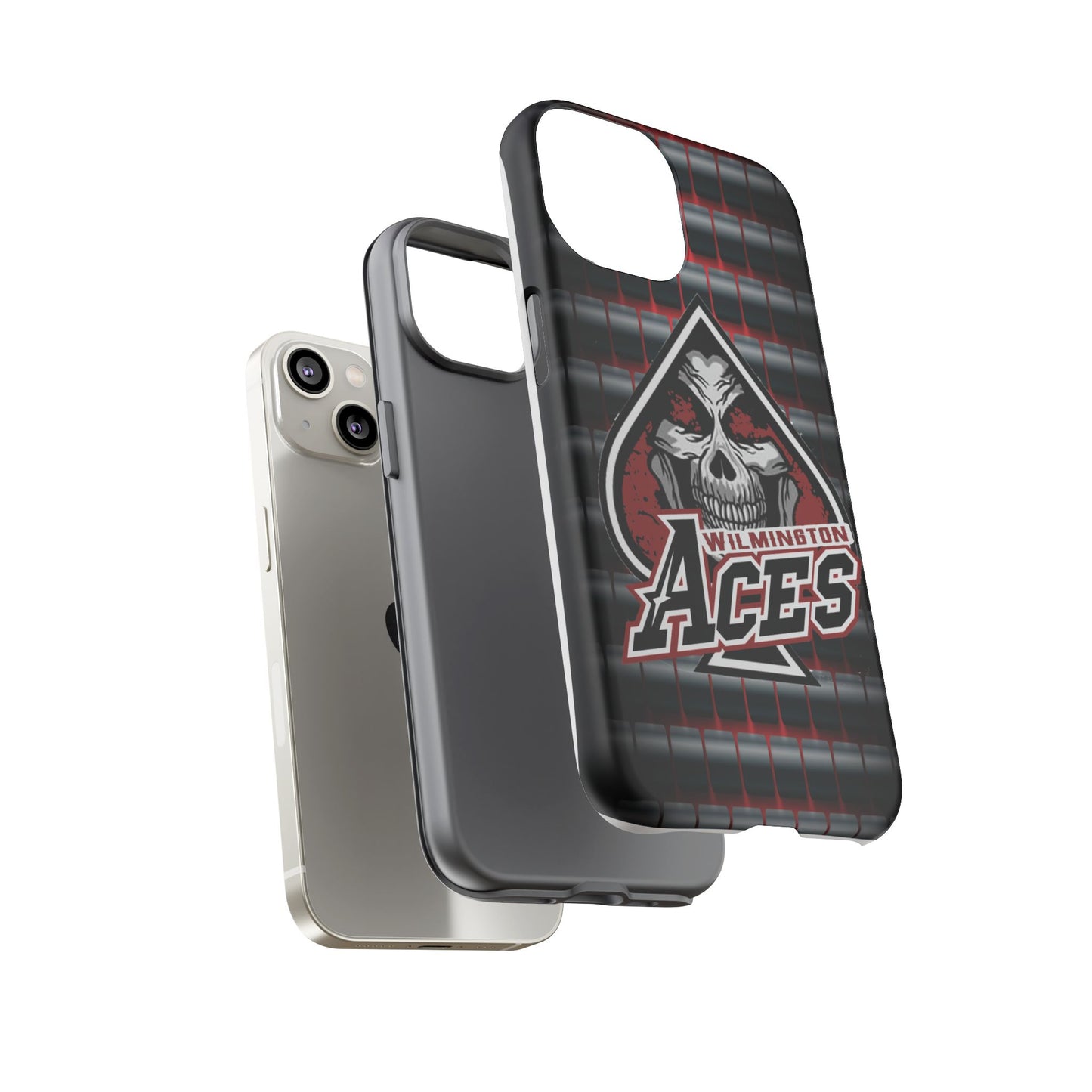 Wilmington Aces Tough Case - Durable Phone Case with Skull Design