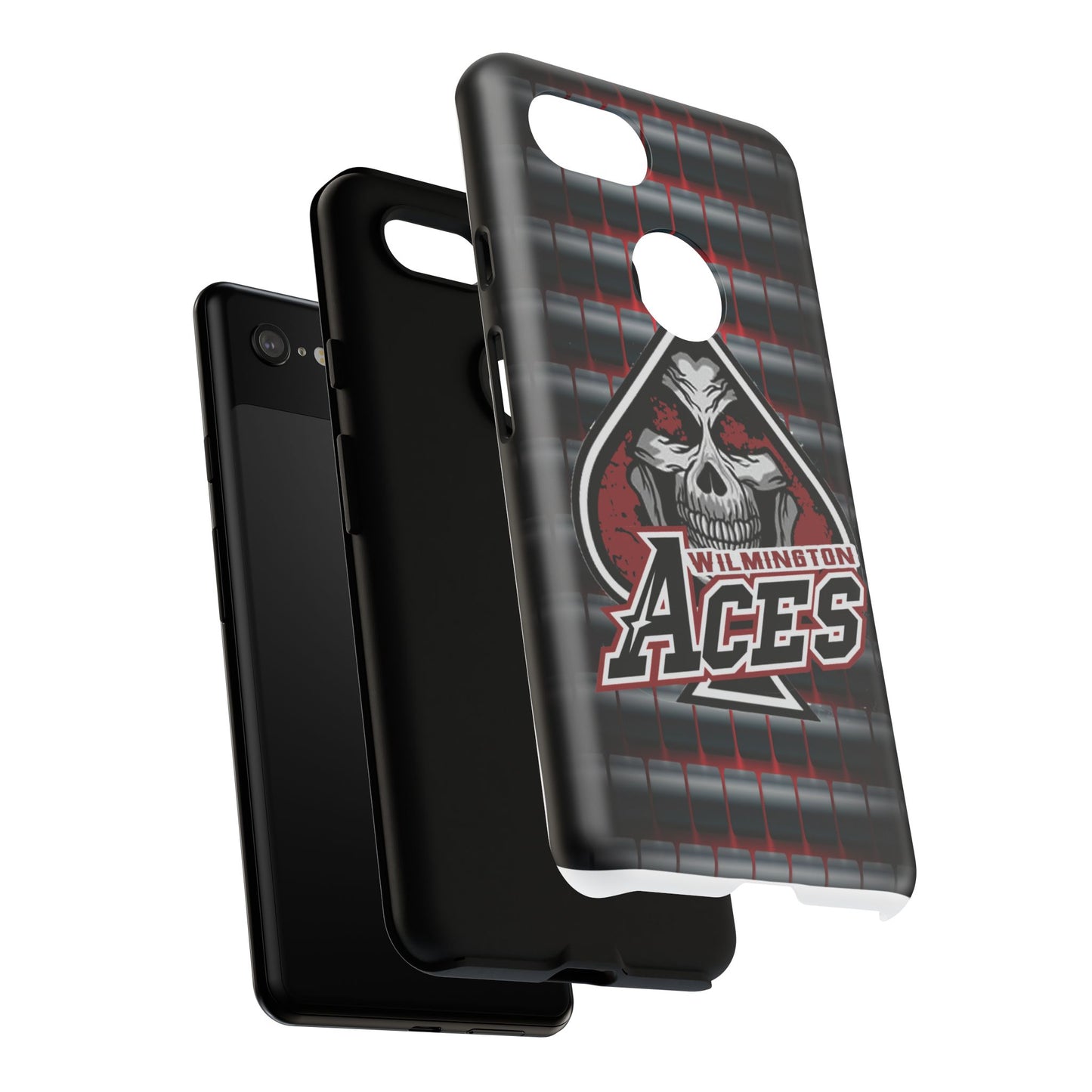 Wilmington Aces Tough Case - Durable Phone Case with Skull Design