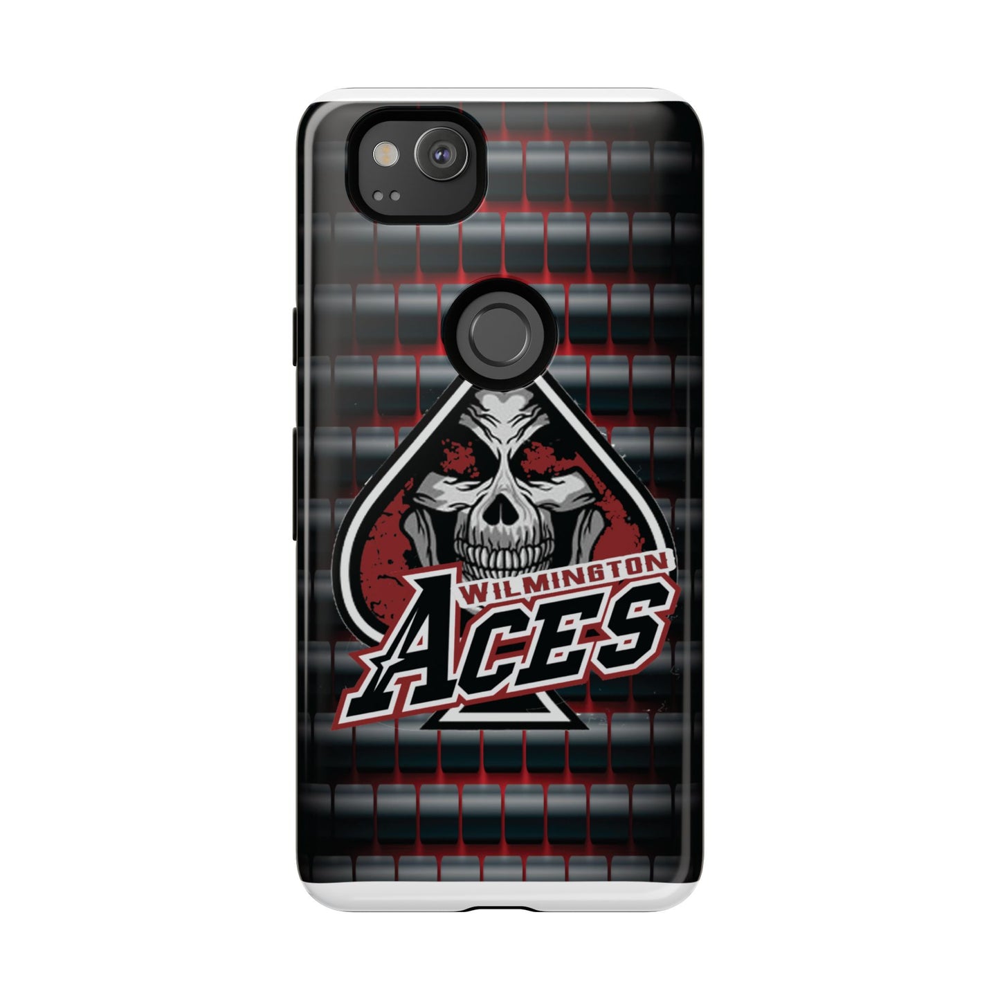 Wilmington Aces Tough Case - Durable Phone Case with Skull Design